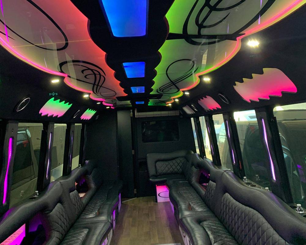 40 passenger limo bus stretch limo Elgin il